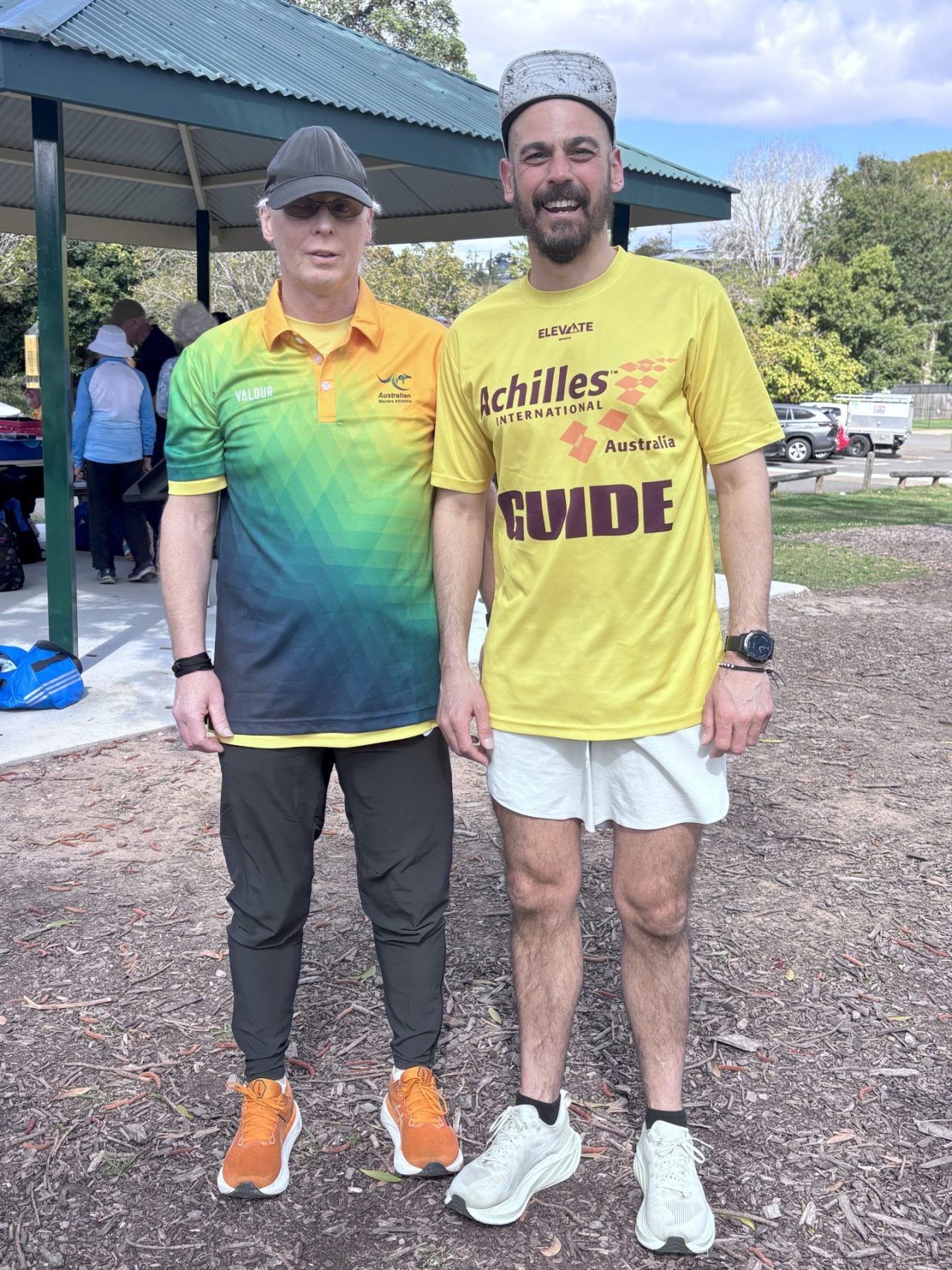 Warren and Che standing together at Oceania Masters Games September 2025 2 1