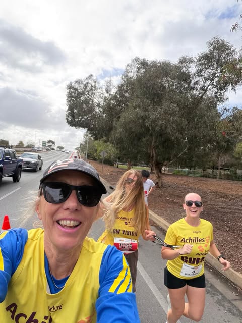 Rosey Lauren and Nicola running along at AMF 2026