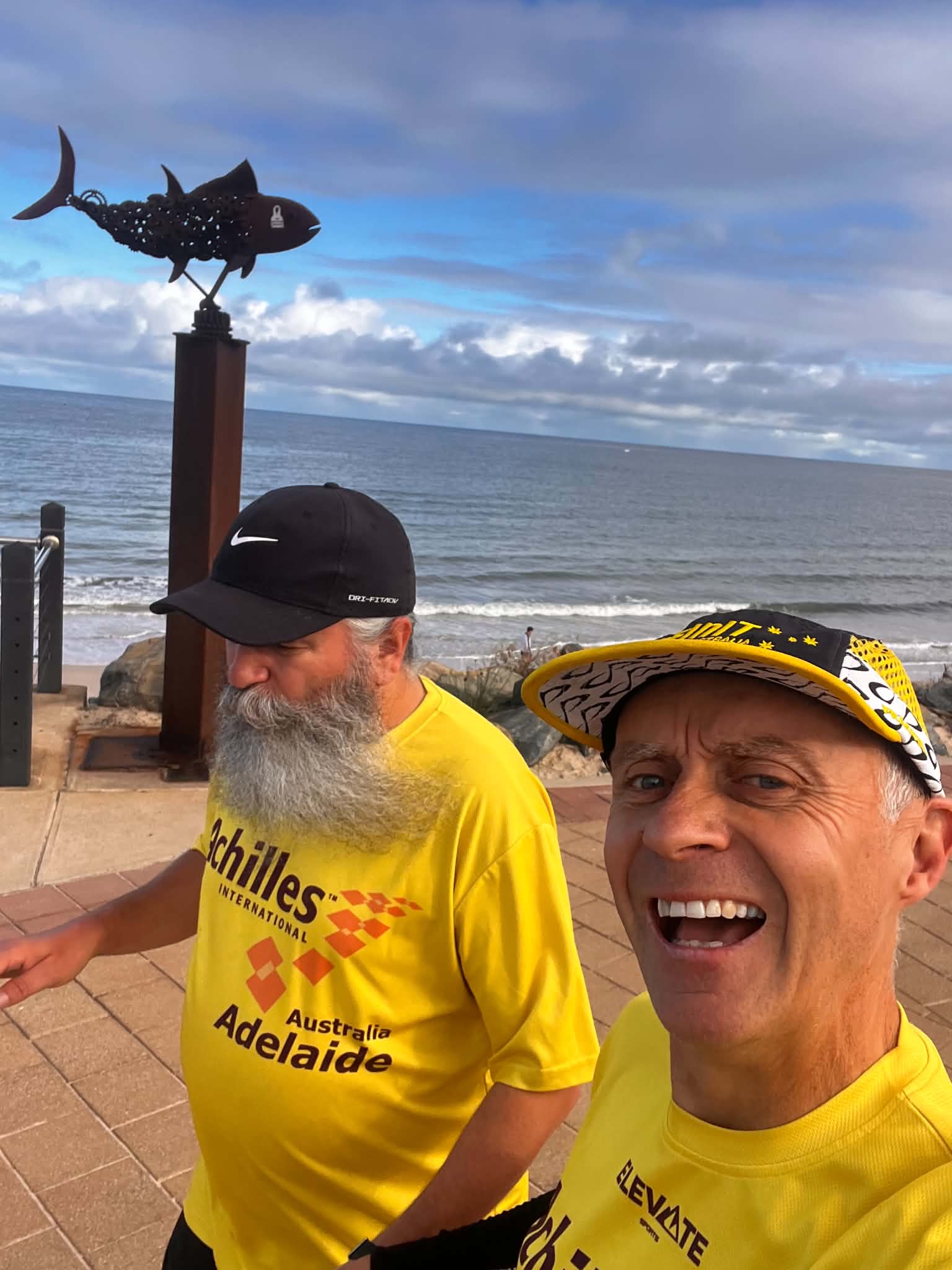 Dragan and Mick at training 090526