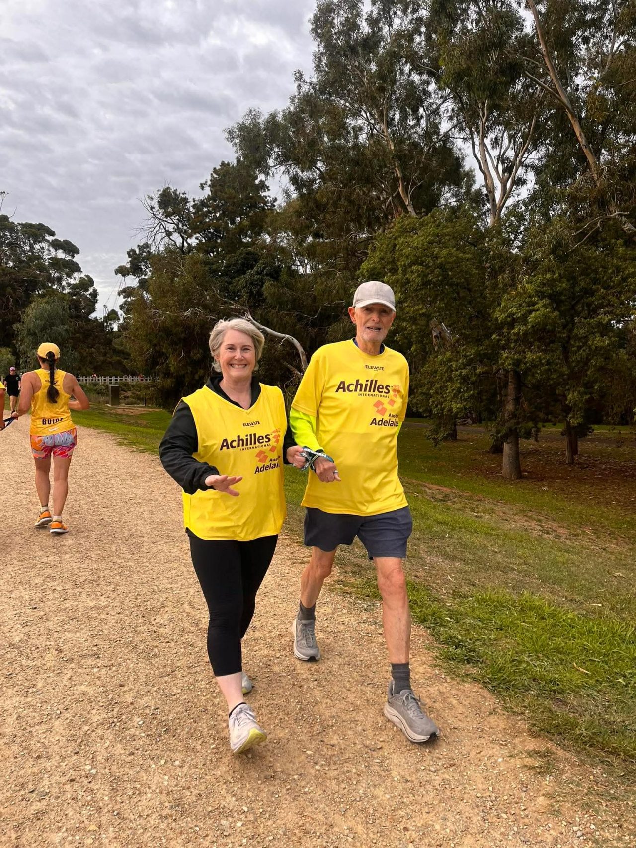 Helene and Tony at park run